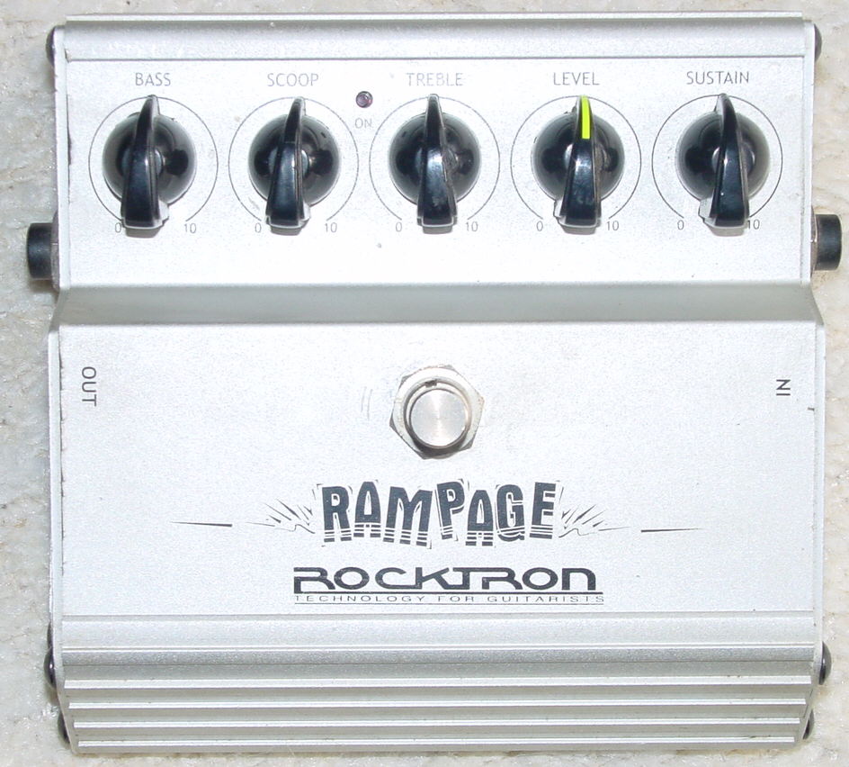 Rocktron RAMPAGEのレビュー ギターエフェクター専門 エフェクター 