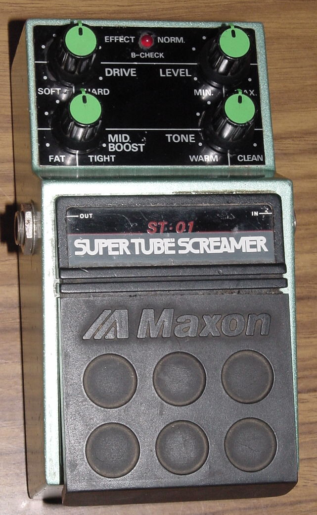 【現状品】MAXON(マクソン)　ST-01　Super Tube Screamer(スーパーチューブスクリーマー)　ギター用 エフェクター　113-190610-MT-02-MIN Maxon ST-01 Super Tube Screamer